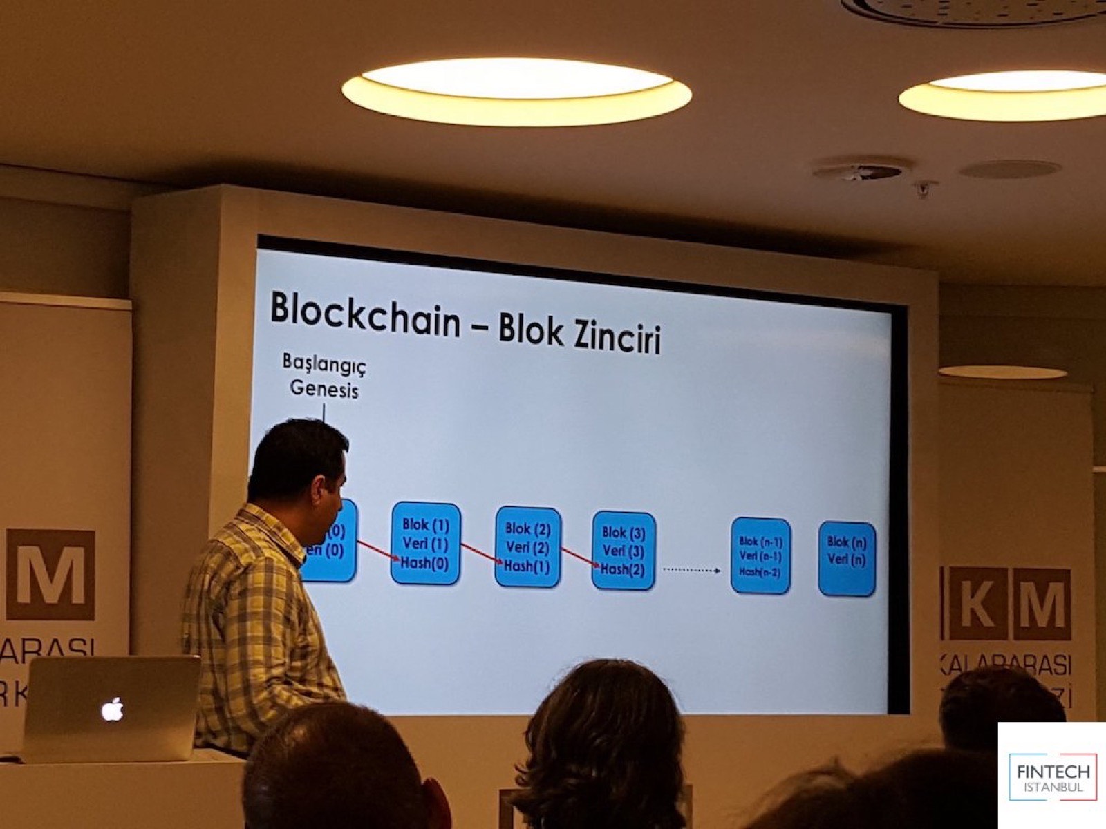 FinTech İstanbul'da Blockchain 101 sunumu